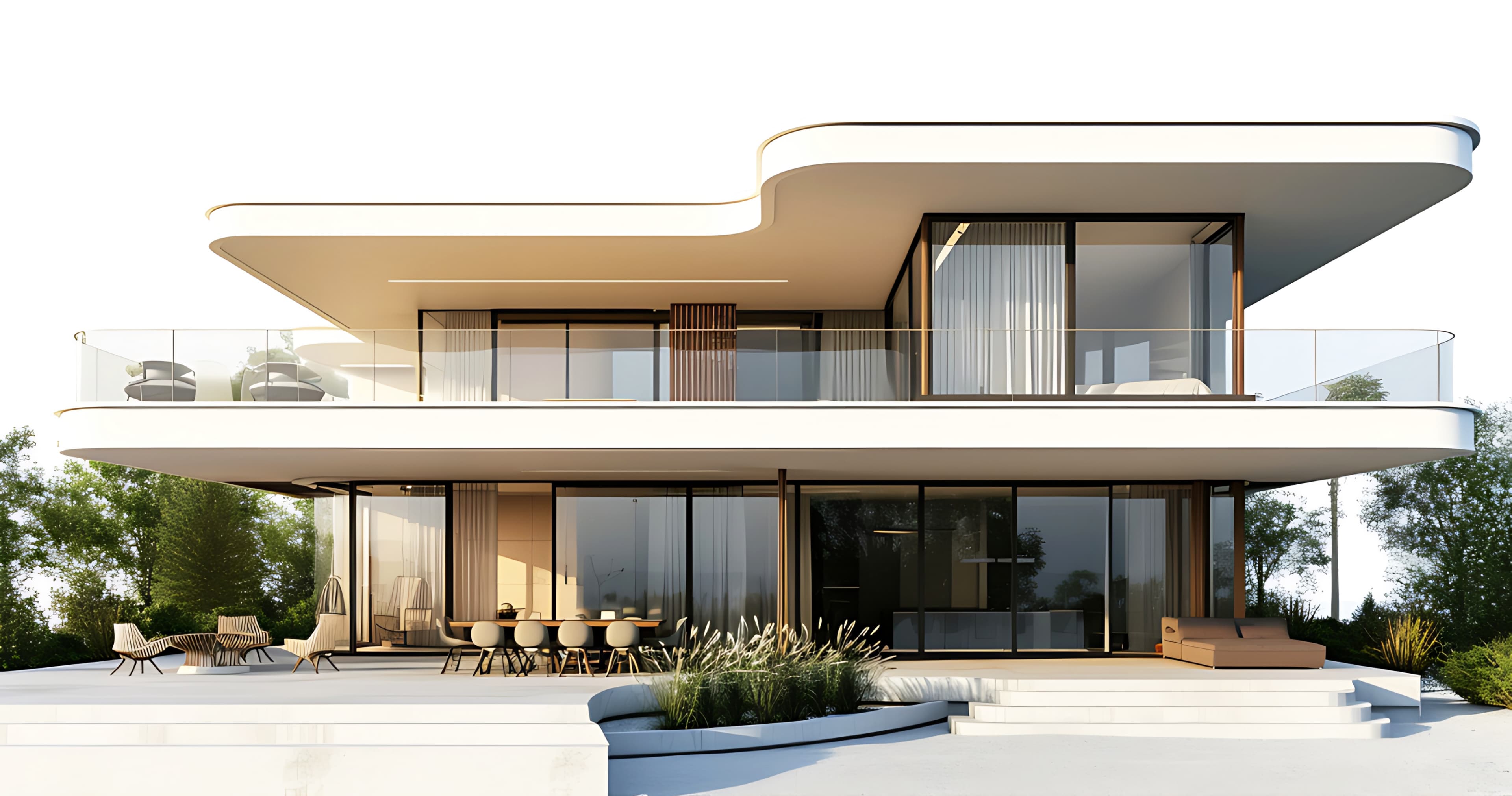 Villa de luxe avec piscine de jour