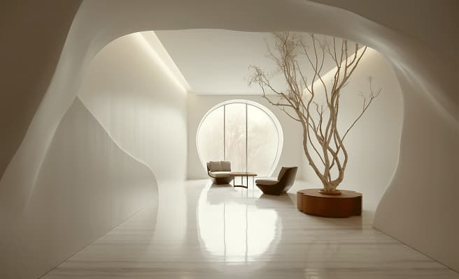 Séparateur décoratif entre les sections de présentation des outils et des témoignages